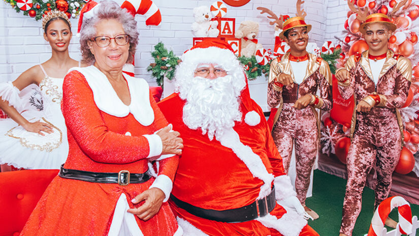 Uma das atrações mais aguardadas deste Natal, a Casa do Papai Noel 2024, promete encantar as famílias de Itanhaém com uma decoração especial / Divulgação/PMI