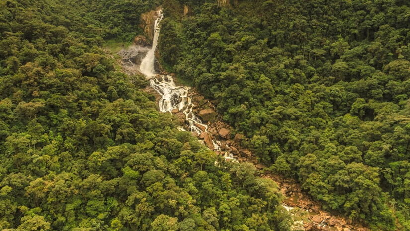 A Cachoeira Usina do Capivari fica localizada na Zona Sul da capital, em Parelheiros / Divulgação/Prefeitura de São Paulo