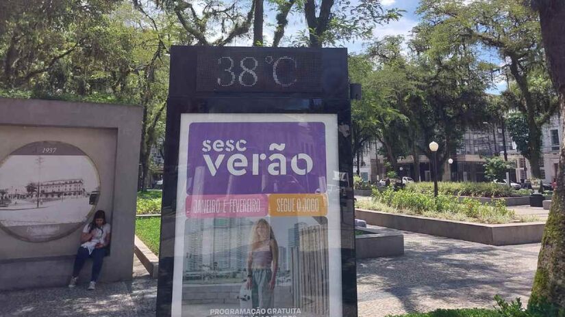 Calor realmente chegou no Litoral de São Paulo/ Arnaud Pierre Courtadon/DL