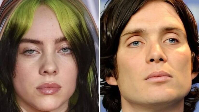 Billie Eilish e Cillian Murphy (Reprodução/Redes sociais)