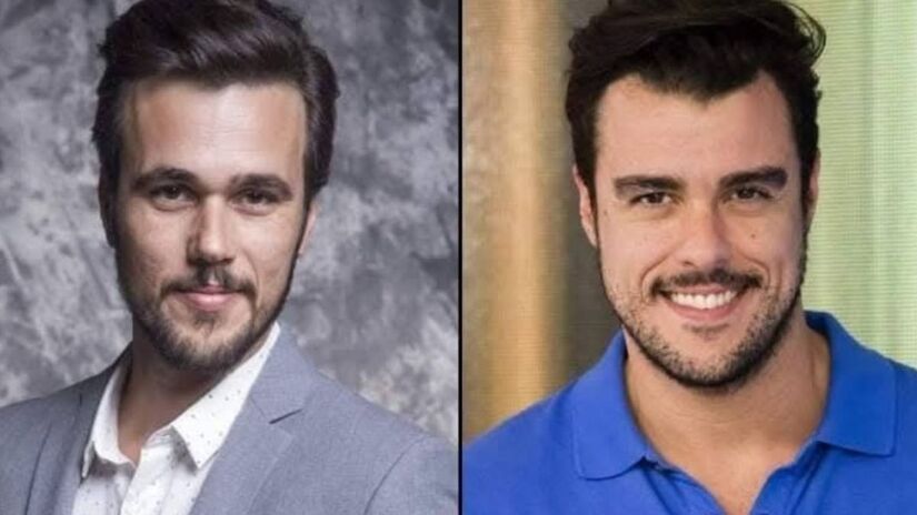 Os atores Bruno Ferrari e Joaquim Lopes (Reprodução/TV Globo)