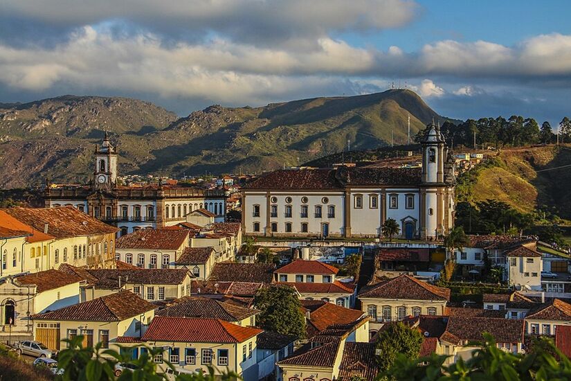 Ouro Preto, em Minas Gerais (Raquel Mendes/Wikipedia)