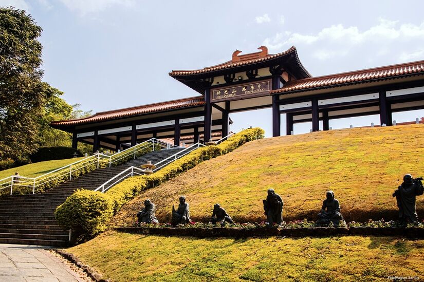 Templo Zu Lai, Cotia, em São Paulo (Divulgação)