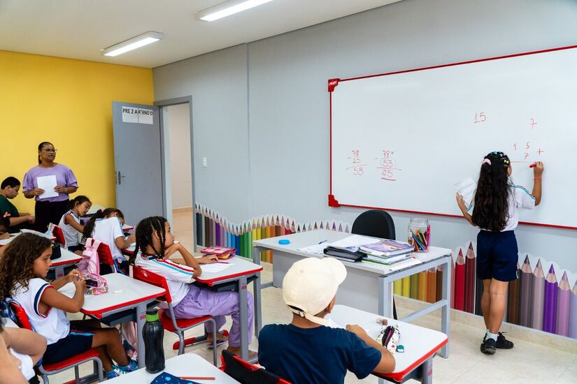 Maior escola da cidade já iniciou suas aulas (Diego Bachiéga/PMB)