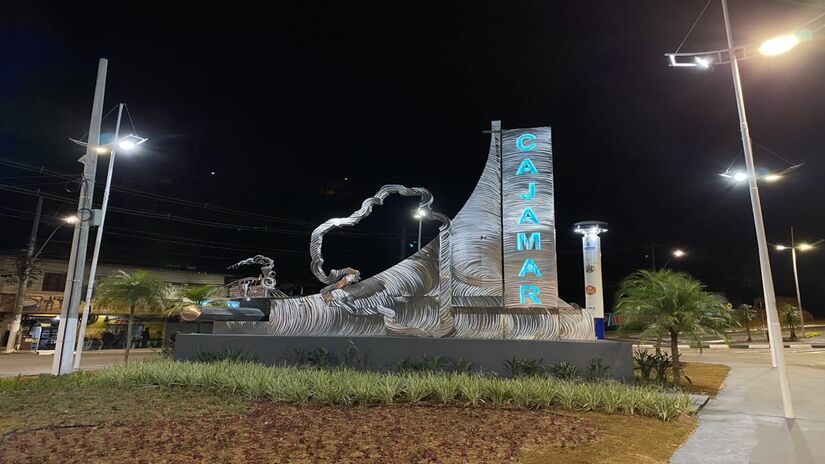 Entrada do município teve o portal revitalizado recentemente (PMC/Divulgação)