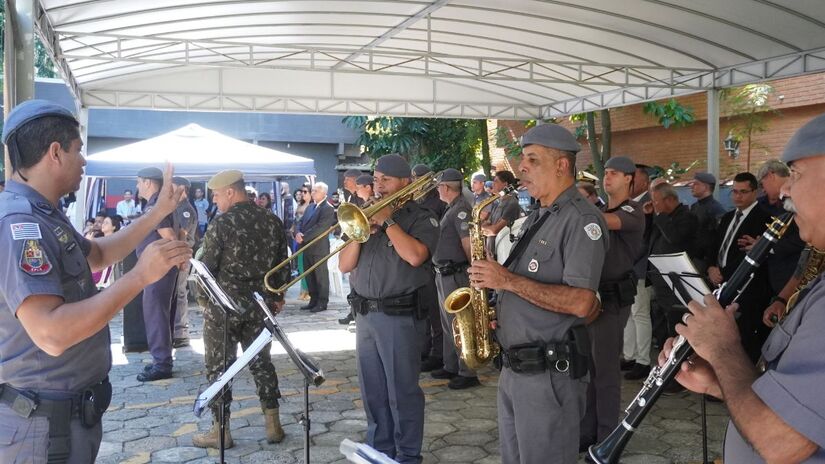 Batalhão celebrou trajetória com homenagens e presença de autoridades da Baixada Santista e Vale do Ribeira  / Crédito: Renan Lousada/Diário do Litoral