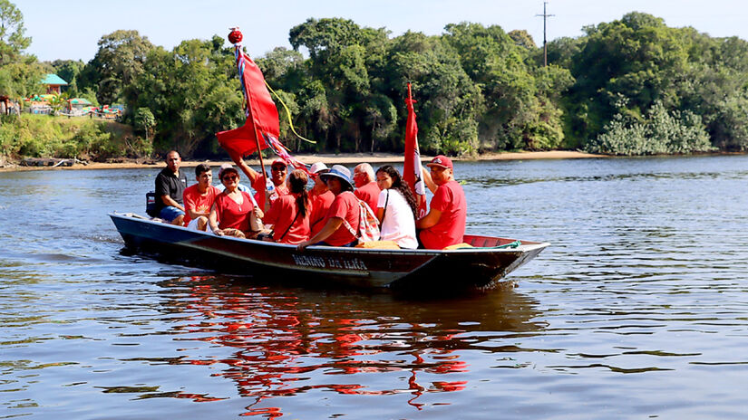 Apesar de ser a primeira vez como festeiros, o grupo está bastante unido na organização / Josy Inacio/PMI