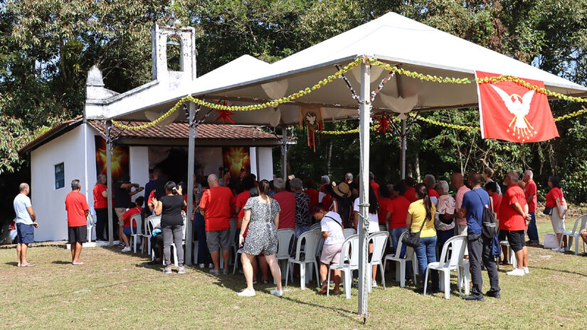 Apesar de ser a primeira vez como festeiros, o grupo está bastante unido na organização / Josy Inacio/PMI