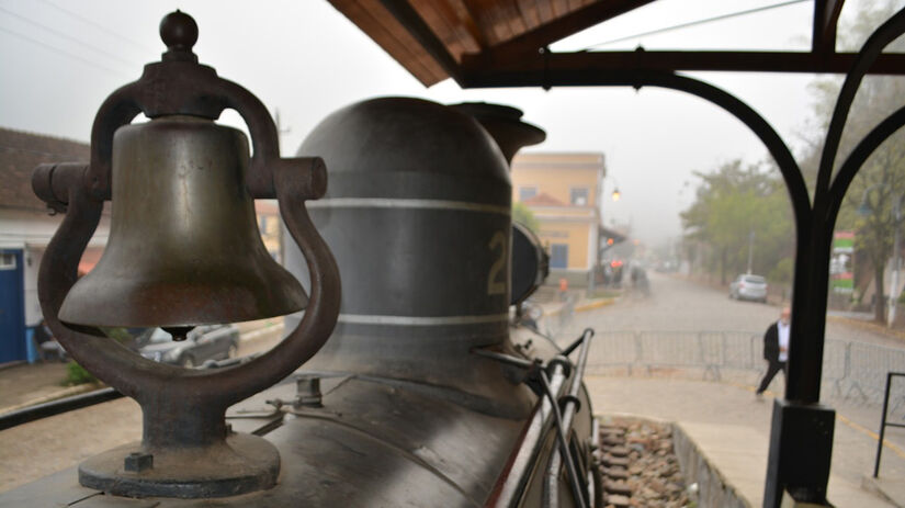 A locomotiva passava por mais de 100 fazendas de café, passando por Minas Gerais até o estado do Rio de Janeiro / Divulgação