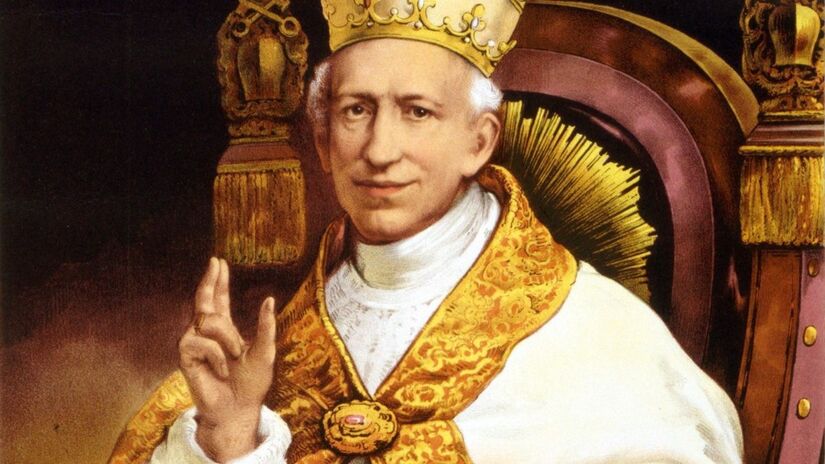 Leão XIII foi Papa entre 1878 e 1903 e é o quarto mais longevo da história, atrás de Pedro, o Apóstolo, Pio IX e João Paulo II. Ele trabalhou para incentivar o entendimento entre a Igreja e o mundo moderno e foi o primeiro Papa a ter uma gravação sonora de sua voz e também a ser filmado por uma câmera de cinema. / Crédito: Vatican News