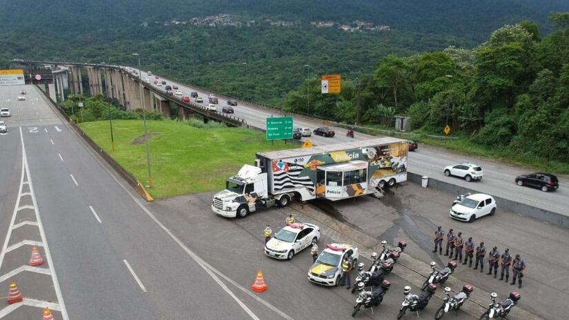 Apoio da PM, como BAEP, Canil e Força Tática/ Crédito: Policia Militar do Estado de São Paulo