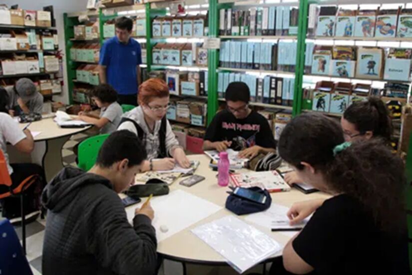 8. Gibiteca Municipal, em Santos (Foto: Divulgação/Francisco Arrais)