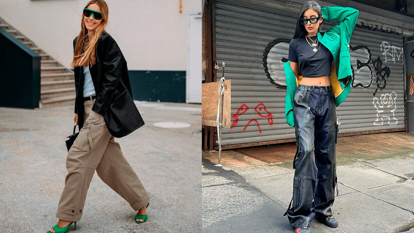 Cargo oversized - Foto: Anaa Saber (Reprodução/Instagram) - Foto: Pernille Teisbaek (Reprodução/Instagram)