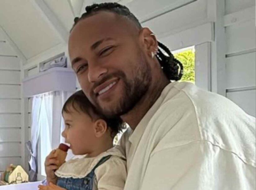 A menina nasceu em julho de 2024 e é filha do astro com a influencer Amanda Kimberlly/ Reprodução