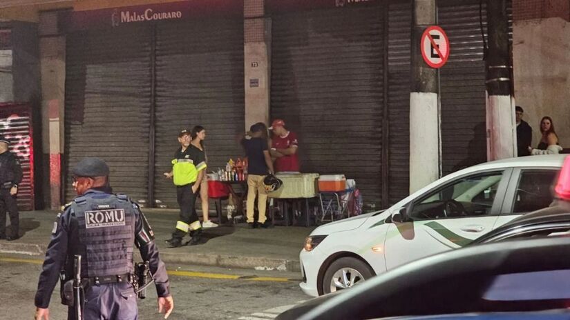 A ação contou com apoio da Polícia Militar, da Guarda Civil Municipal e da Vigilância Sanitária (Sevisa). Crédito: Divulgação/ PMS