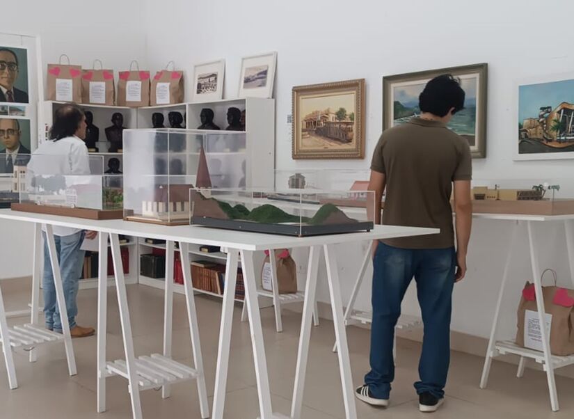 Museu da História de Guarujá exibe atualmente cerca de 400 itens históricos (Foto: Divulgação)
