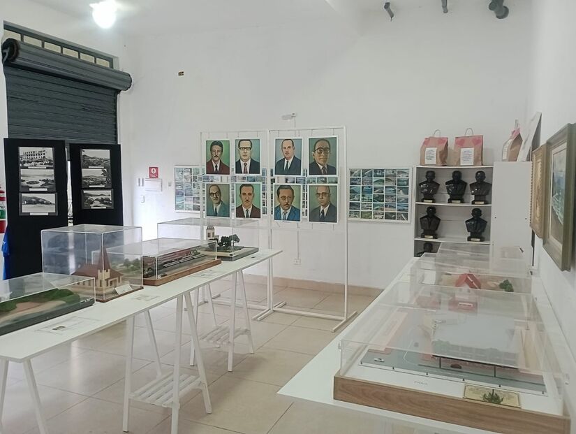 Museu da História de Guarujá exibe atualmente cerca de 400 itens históricos (Foto: Divulgação)