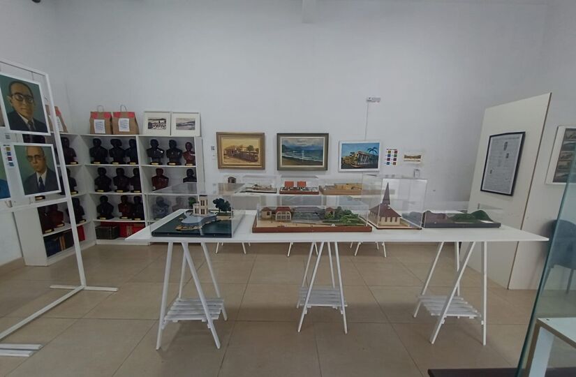 Museu da História de Guarujá exibe atualmente cerca de 400 itens históricos (Foto: Divulgação)