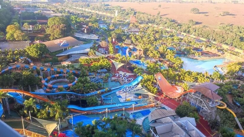 'Thermas dos Laranjais' é um dos pontos mais populares entre os turistas (Divulgação)