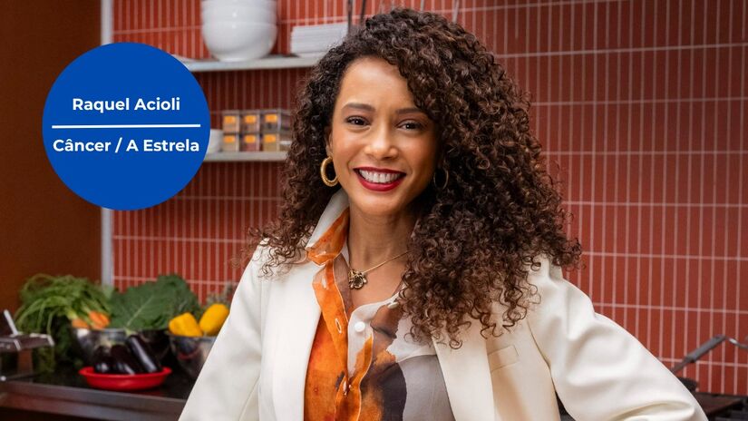 Raquel é o renascimento constante / Crédito: Globo / Fábio Rocha