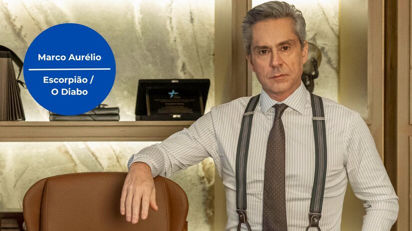 Marco Aurélio é a sedução do poder / Crédito: Globo / Léo Rosario