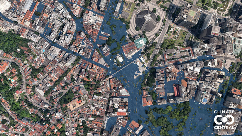 Aqueduto da Carioca (RJ): Créditos: Climate Central