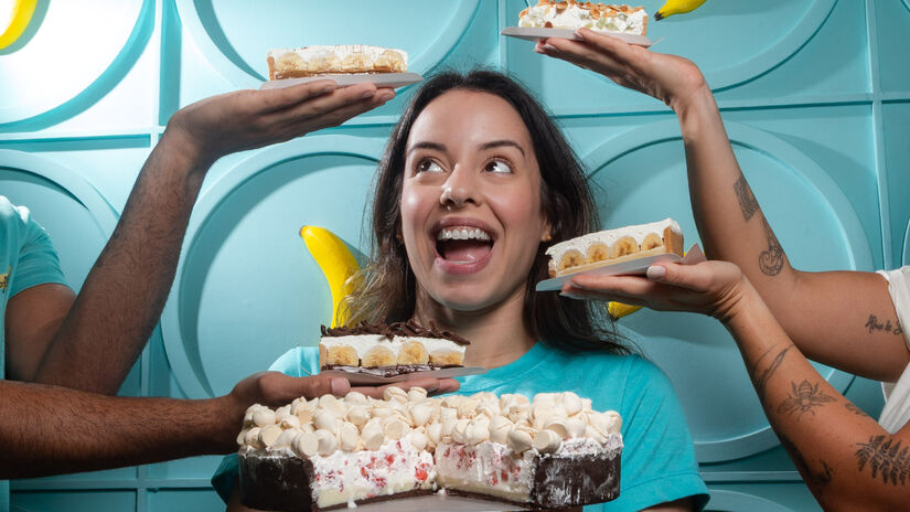 A empresa alcança a impressionante marca de mais de 5 mil fatias vendidas mensalmente / Divulgação/La Banoffeeria