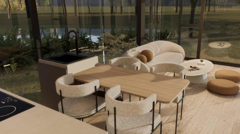 A proposta alia design moderno a uma estrutura resistente e adaptável / Divulgação/Höli Haus