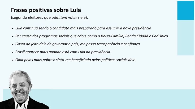Apoiadores destacam Lula como "experiente", "humano" e "defensor dos mais pobres" / Crédito: Diário do Litoral