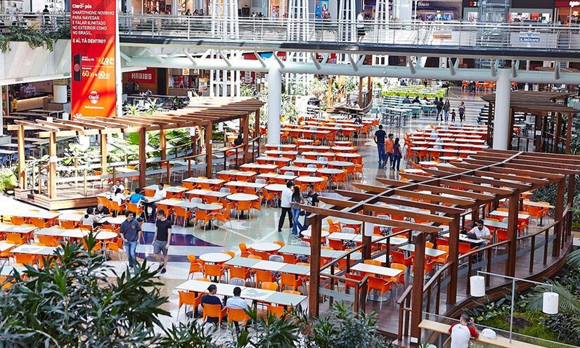 O Parque Dom Pedro abriga o maior polo gastronômico da cidade / Foto: Divulgação
