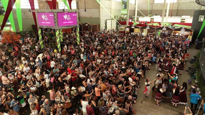 Festa da Uva e Expo Vinho de Jundiaí, realizada desde 1934 e considerada um dos eventos mais importantes do interior paulista / Divulgação