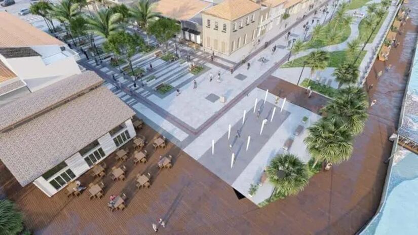 Investimento do estado em obras no litoral passa de R$ 1 bilhão (Projeção/Instituto Água e Terra-PR)