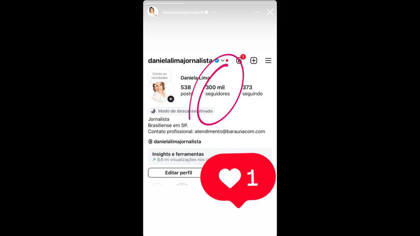 Ela comemorou o número de seguidores, que atingiu cerca de 300 nesta sexta / Reprodução/Instagram
