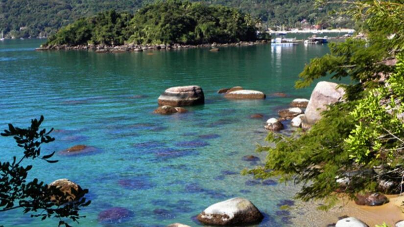 Enseada do Abraão, em Ilha Grande, no Rio de Janeiro/ Créditos: Ilha Grande Site/ Reprodução.
