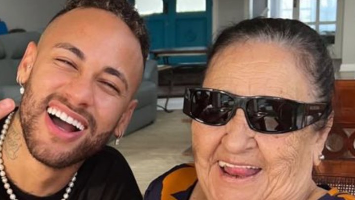 A homenagem virtual reforçou o vínculo próximo entre avó e neto / Reprodução/Instagram @neymarjr