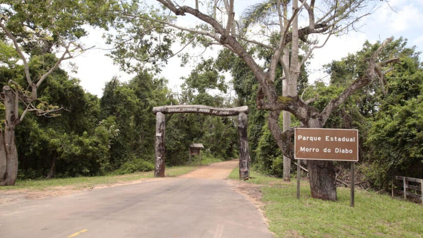 Parque Estadual do Morro do Diabo, localizado em Teodoro Sampaio / Divulgação/Semil