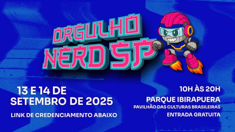 Com programação variada, o Orgulho Nerd SP 2025 celebra a cultura pop e reúne gerações em um mesmo espaço/ Divulgação