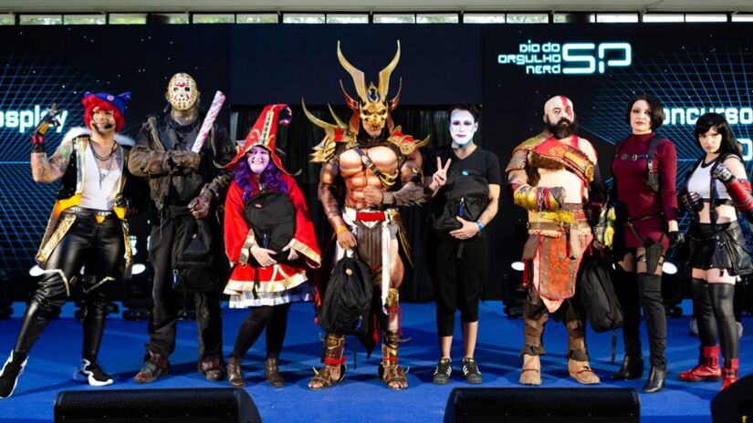 Desfile de cosplay reúne talentos e criatividade, com performances que encantam fãs de todas as idades no Orgulho Nerd SP 2025/ Agência SP/Divulgação