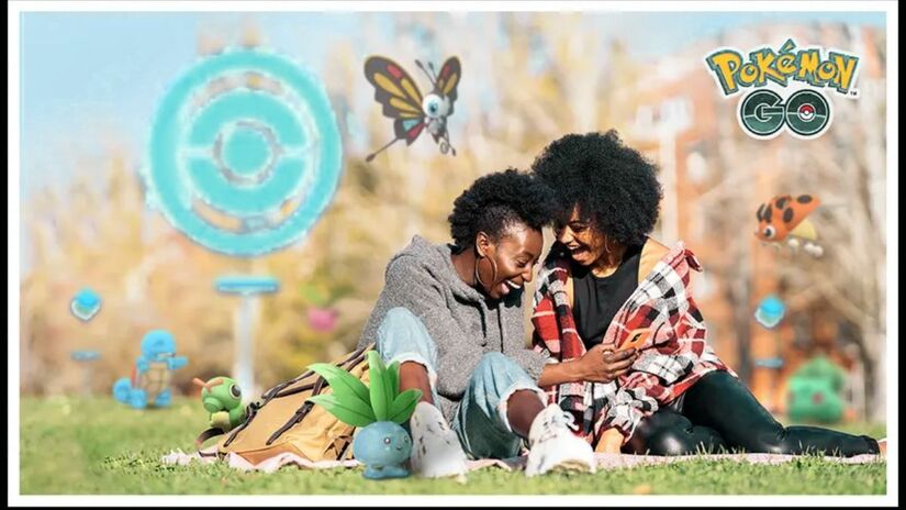 A Praça Pokémon Go recria o universo do jogo com Poképaradas, cenários para fotos e aulas de Pokémon Estampas Ilustradas/ Pokémon Go/Divulgação