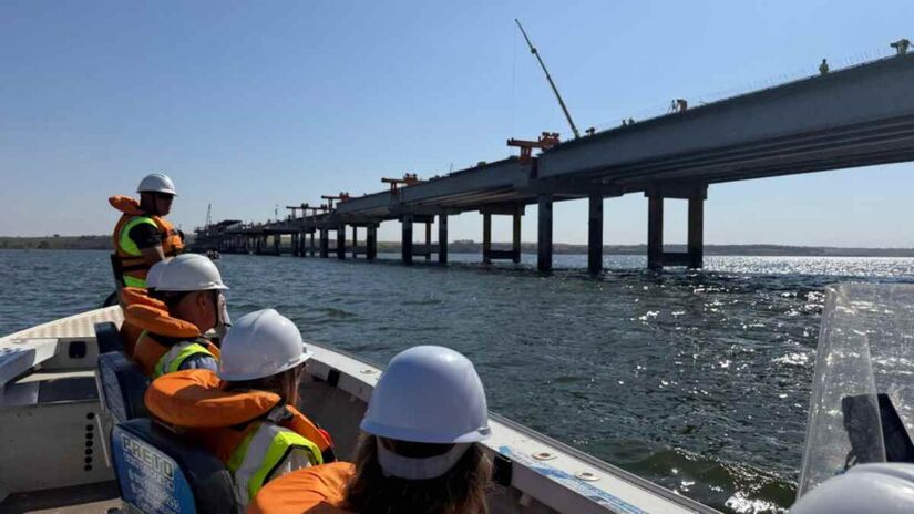 A nova estrutura está sendo elaborada ao lado de uma base já pronta, instalada no sentido leste da Rodovia Dr. Mário Gentil/Divulgação