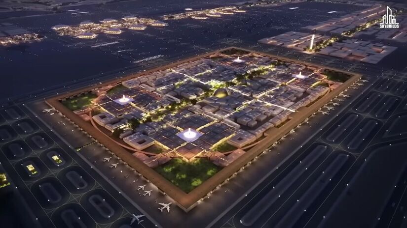 A Foster + Partners está à frente do projeto, que integra o plano Saudi Vision para transformar o país