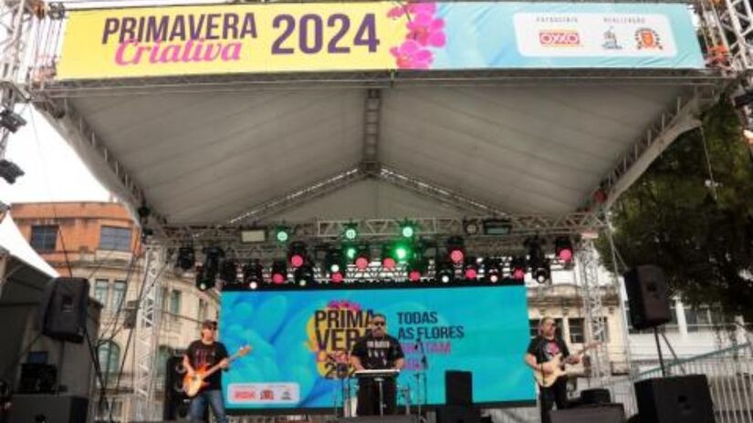 Shows animam a programação da Primavera Criativa e transformam a Praça Mauá em palco musical/ Divulgação