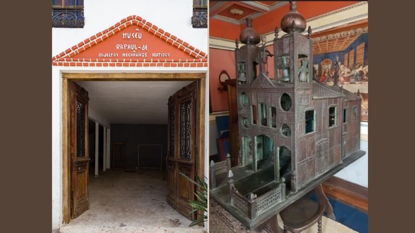 Parte do acervo da Vila Secreta reúne peças históricas e engenhocas preservadas ao longo de décadas/ Divulgação