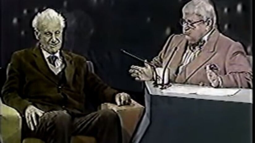 Raful de Raful ficou conhecido como figura excêntrica e chegou a participar de programas de TV, como Entrevista com Jô Soares em 1993/ Divulgação