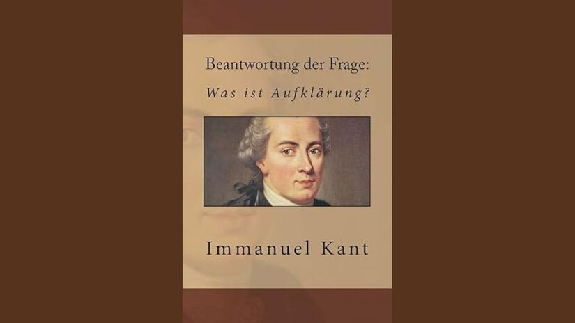 Capa da obra Resposta à Pergunta: O que é o Esclarecimento?, em que Immanuel Kant popularizou a expressão Sapere Aude/Reprodução Amazon