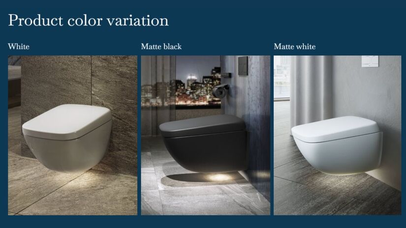 Os modelos LS e WX tem três variações de cores, branco, mate branco e preto/ Divulgação
