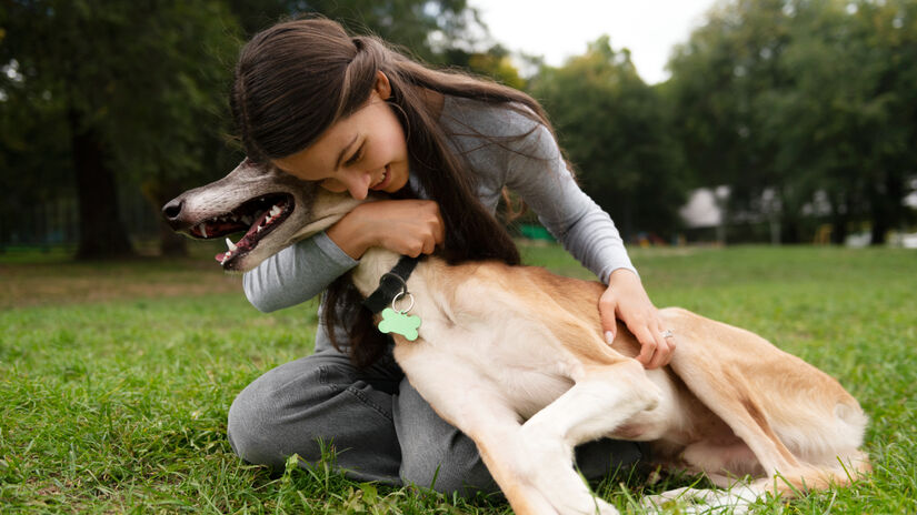 Segundo o estudo, viver com um cachorro ajuda ainda a estabelecer rotinas mais estáveis / Freepik