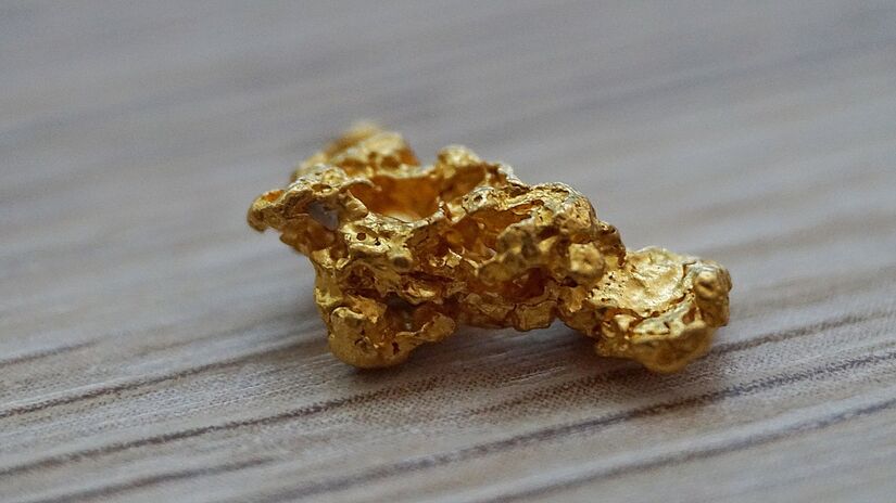 As pepitas de ouro são consideradas raras / Pixabay