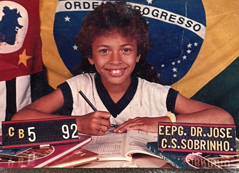 Cristiane dos Santos sempre priorizou os estudos (Reprodução/Arquivo Pessoal)