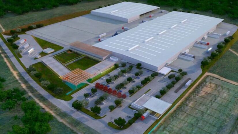 Primeira fase do projeto terá aproximadamente 36.000 metros quadrados (Yanmar/Divulgação)